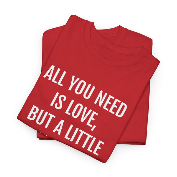 ADULT "A LITTLE CHOCOLATE DOESN'T HURT" TEE