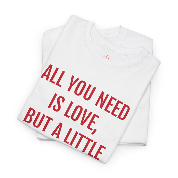 ADULT "A LITTLE CHOCOLATE DOESN'T HURT" TEE